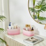 Sagittar 5er Set Aufbewahrungskörbe Baumwollseil Rosa – Stapelbar für Regale & Kinderzimmer – Bild 6
