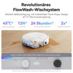 NARWAL Flow Roboterstaubsauger mit Wischfunktion – 22.000 Pa & KI-Navigation für perfekte Sauberkeit – Bild 4