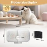 40er Pack Katzenbrunnen Filter Set – Kohle- & Schaumfilter für Petlibro PLWF005, PLWF105, PLWF115 – Bild 2
