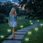 FLOWood Solar Bodenleuchten 6er Set – IP65 Wasserdicht, 8 LEDs, 8–10h Laufzeit – Bild 2