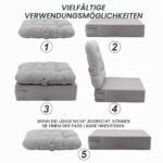 CAVWVTYU Sitzerhöhung 2er Set mit Rückenlehne – Rutschfestes Kinderkissen für Esstisch – Bild 6