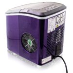 Mulano Eiswürfelmaschine Edelstahl Violett – 10-12 kg Tagesleistung für Zuhause & Events – Bild 5