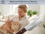 2-teiliges Trimmmesser Set für Hunde & Katzen – Edelstahl mit feiner & mittlerer Zahnung – Bild 5