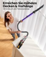 Fieety Akku-Staubsauger 650W/55kPa – Kabellose Tierhaarentfernung mit 70Min Laufzeit – Bild 5