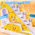 OCCOUMR Elektrische Treppensteiger-Enten 12er Set – Spielzeug mit LED & Musik für Kinder – Bild 5