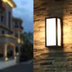 HLFVLITE Aussenleuchte Anthrazit – IP44 Wandlampe mit Aluminiumguss für Garten & Terrasse – Bild 8