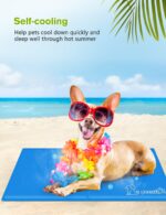 pecute Kühlmatte für Hunde mit Selbstkühlungs-Gel – Langlebig & Wasserdicht – Bild 6