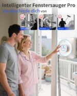 GNOVEL Fensterputzroboter mit 8000Pa Saugkraft & 15-fach Anti-Absturz-System – Bild 2