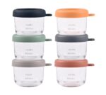 Béaba Glas-Portionsbehälter 150 ml Set mit 6 Behältern – Bruchsicheres Glas für Babynahrung – Bild 3