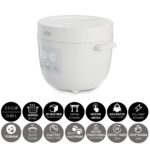Yum Asia Tsuki Mini-Reiskocher 2,5 Tassen mit Shinsei-Keramik – Fuzzy-Logik für perfekten Reis – Bild 5