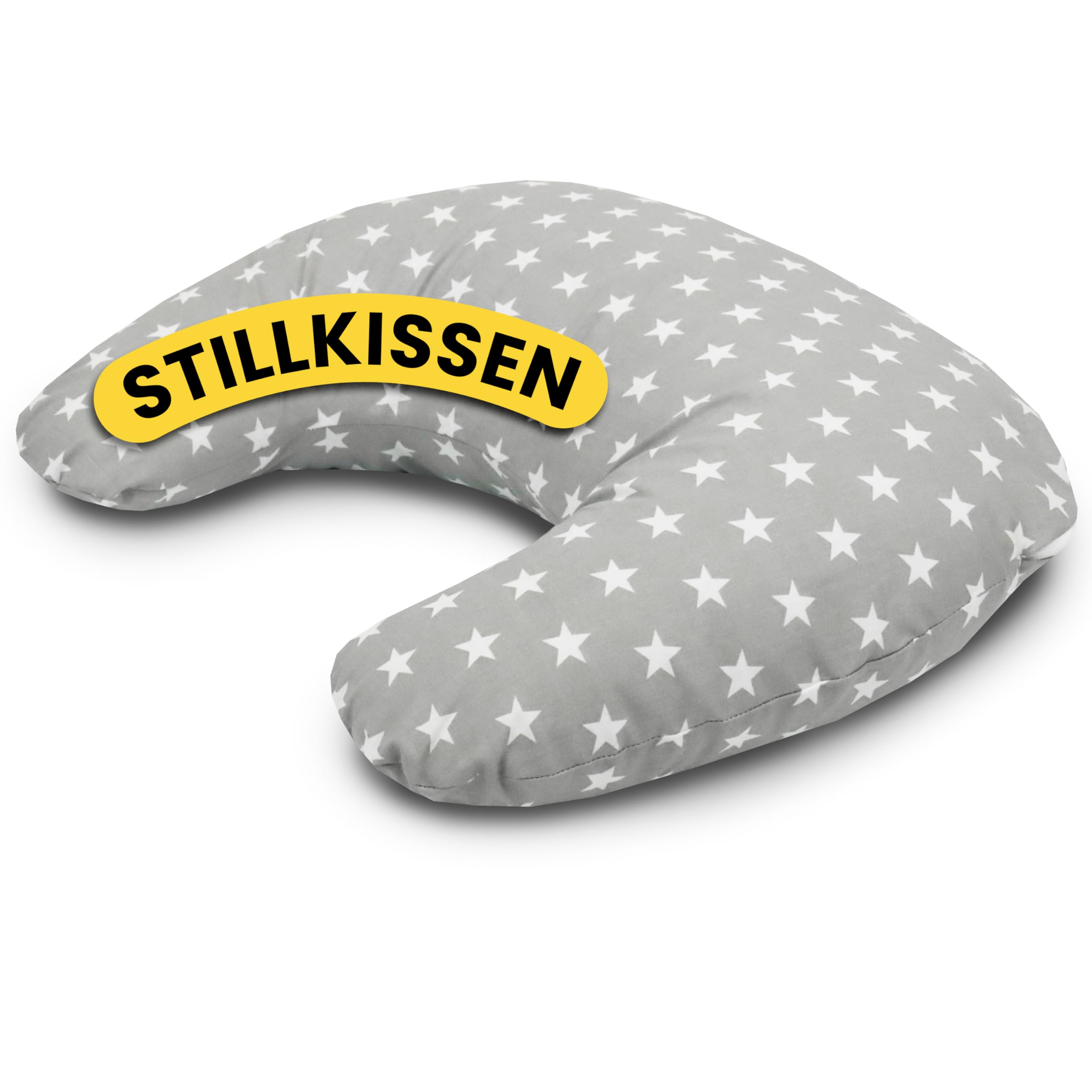 Amilian Stillkissen Klein Halbmond – Ergonomisches Nursing Pillow für unterwegs