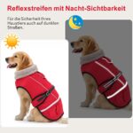 Woiil Hundemantel XL Wintermantel wasserdicht – Wärmeschutz für grosse Hunde – Bild 5