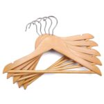 HOUSE DAY Kinder-Kleiderbügel 32 cm Holz – 20er Set mit 360° Haken & Rutschfest – Bild 7