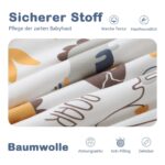 MIKAFEN Baby Schlafsack Winter 3,5 Tog 78-90cm – 100% Baumwolle mit abnehmbaren Ärmeln – Bild 7