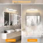 Dehobo LED Spiegelleuchte 42cm 9W – Badezimmerleuchte IP44 Neutralweiss 4000K mit Schalter – Bild 5