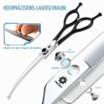 Dream Reach 6.5 Zoll Gebogene Hundeschere – Profi-Fellschere aus 440C Edelstahl für Hunde & Katzen – Bild 4