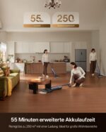 Ultenic AC1 Triflex Nass-Trockensauger – 180° Lay-Flat mit 55 Min Akkulaufzeit für Hartböden – Bild 5