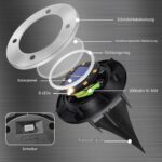 SCNNC Solar Bodenleuchten 8er Set Warmweiß – Solarleuchten Garten wasserdicht IP65 – Bild 5