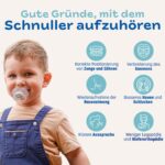 CLIPP Entwöhnungsschnuller-Set mit 5 Aufsätzen – Sanfte Schnullerentwöhnung in 5 Schritten ab 2 Jahren – Bild 3