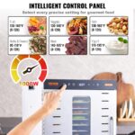 VEVOR Dörrautomat 1000 W mit 10 Edelstahl-Tabletts – 360° Heissluft für gleichmässiges Trocknen – Bild 5