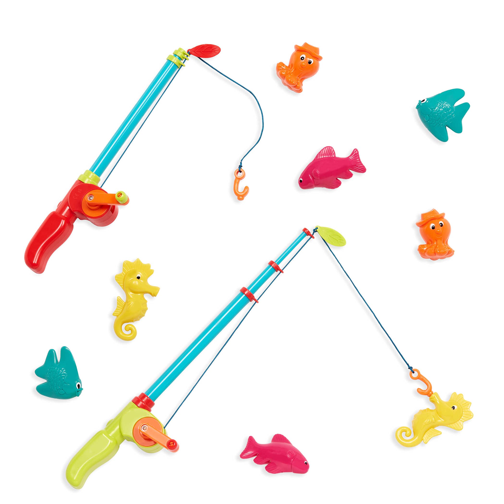 B. toys Little Fisher's Kit – Magnetisches Angelspiel mit 2 Ruten & 8 Meerestieren für Kinder ab 3 Jahren