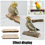 Allazone 9er Naturholz Sitzstangen Set für Vögel – Papagei Spielzeug & Käfig Zubehör – Bild 3