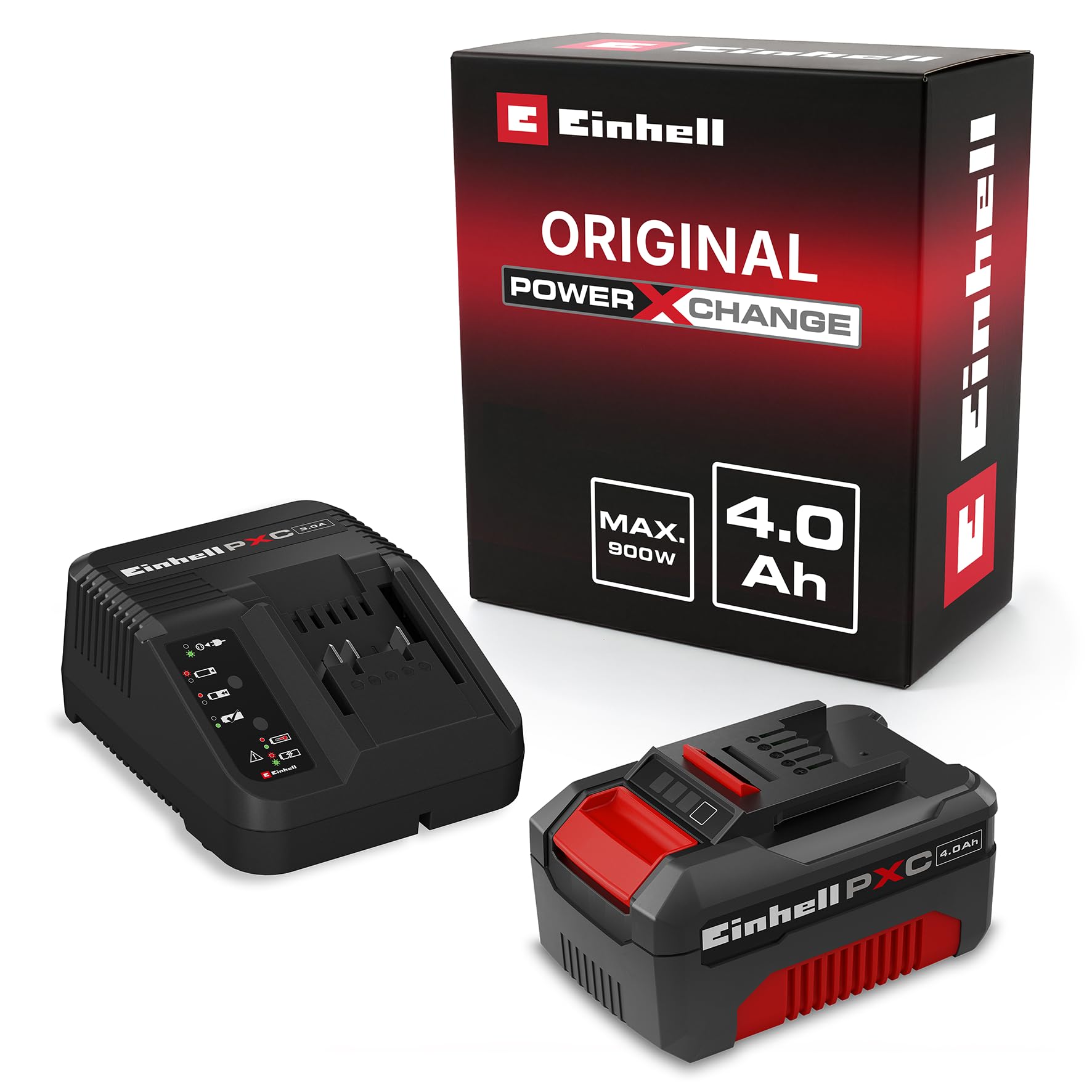 Einhell PXC 18 V Starter Kit 4,0 Ah – Akku & Ladegerät für Power X-Change Systeme