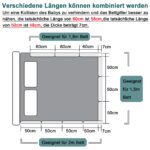 YUENFONG Kinderbettgitter 60cm – Höhenverstellbar mit 5 Positionen für sicheren Rausfallschutz – Bild 7