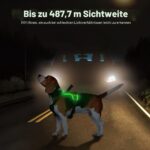 MASBRILL LED Hundegeschirr Grün S – Aufladbar & Reflektierend für sichere Nachtspaziergänge – Bild 6