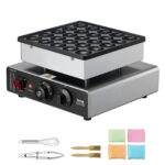 VEVOR Mini-Pfannkuchenmacher 25er – Elektrisches Waffeleisen mit Antihaftbeschichtung für Zuhause & Gastronomie – Bild 9