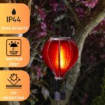 Festive Lights 44cm Heissluftballon Solar-Gartenleuchte – Warmweisse LED-Laterne für Aussen – Bild 2