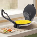 Wulimasun Elektrische Tortillapresse 1800W – Doppelseitig beheizt für Fladen & Tortillas – Bild 5
