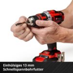 Einhell TE-CD 18/40 Li Akku-Bohrschrauber-Set – 18 V, 40 Nm, 69-tlg. Zubehör – Bild 10