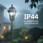 Outsunny Solar Gartenlaterne 2er Set 129 cm – LED Wegeleuchte mit 6h Laufzeit IP44 – Bild 6