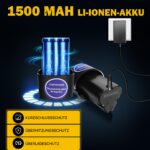 Qimu Akku-Bohrschrauber 16,8V mit 2×1,5Ah – Professionelles 26-tlg. Set für Holz, Metall & Mauerwerk – Bild 7