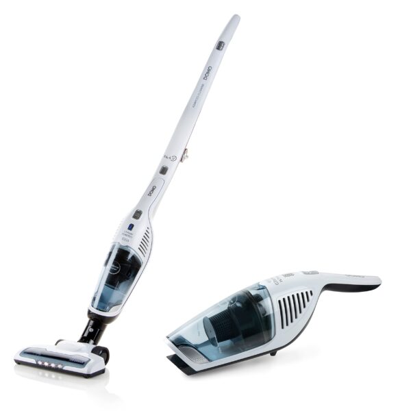 DOMO 2-in-1 Akkustaubsauger 14,4 V – Kabellos mit LED-Bodendüse & Zyklonsystem