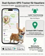 DisRun GPS Tracker Halsband für Katzen & Hunde – Echtzeit-Ortung ohne Gebühren – Bild 2