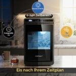 FANTASK Eiswürfelmaschine 4cm – Schnellmodus 23 Min. für Whisky & Cocktails – Bild 6