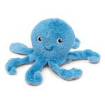 Fuzzl Ozzie der Oktopus – Quietsch-Hundespielzeug mit 4 Quietschern für alle Grössen