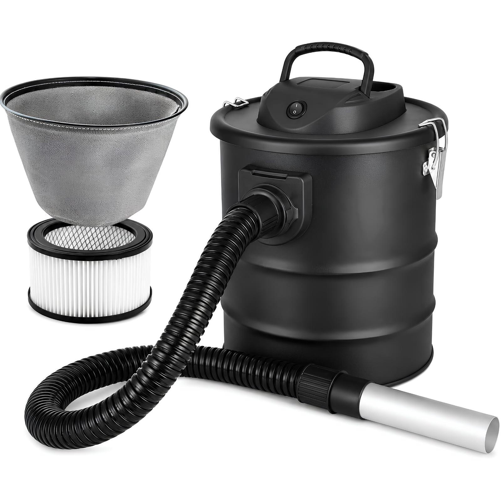 Sellnet Aschesauger SN119 15L 1200W – Kaminsauger mit DUAL Filtersystem & HEPA Filter