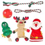 Arblina Weihnachts-Hundespielzeug Set (6er-Pack) – Interaktives Spielzeug für kleine & grosse Hunde