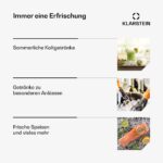Klarstein Eiswürfelmaschine 12 kg/24h – Kompakte Eismaschine mit 8-Min-Zyklus für Partys – Bild 4