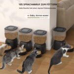 PUPPY KITTY Futterautomat Katze mit WiFi-Steuerung & Edelstahlschüssel – Smart Fütterung – Bild 8