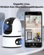 Imou Dual-Kamera Überwachungssystem 4MP+4MP – 360° PTZ mit KI-Erkennung & WiFi-6 – Bild 2