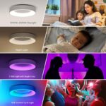 Matane 24W LED Deckenleuchte RGB mit Fernbedienung – Dimmbar 3000K-6500K für alle Räume – Bild 4