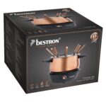 Bestron Elektrisches Fondue Set für 8 Personen mit Thermostat – Kupfer – Bild 5