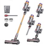 SunSare Akku-Staubsauger 600W/50000Pa – Kabelloses Reinigungssystem mit Smart-Display & Ladestation