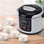 VBESTLIFE Auto-Reiskocher 2 L mit Dampfkorb – 12 V Reiskochautomat für Unterwegs – Bild 2