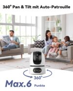 Imou Dual-Kamera Überwachungssystem 4MP+4MP – 360° PTZ mit KI-Erkennung & WiFi-6 – Bild 8