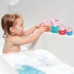 Toomies Peppa Wutz Stapel- und Steckfamilie – Badespielzeug für Kleinkinder ab 18 Monaten – Bild 2